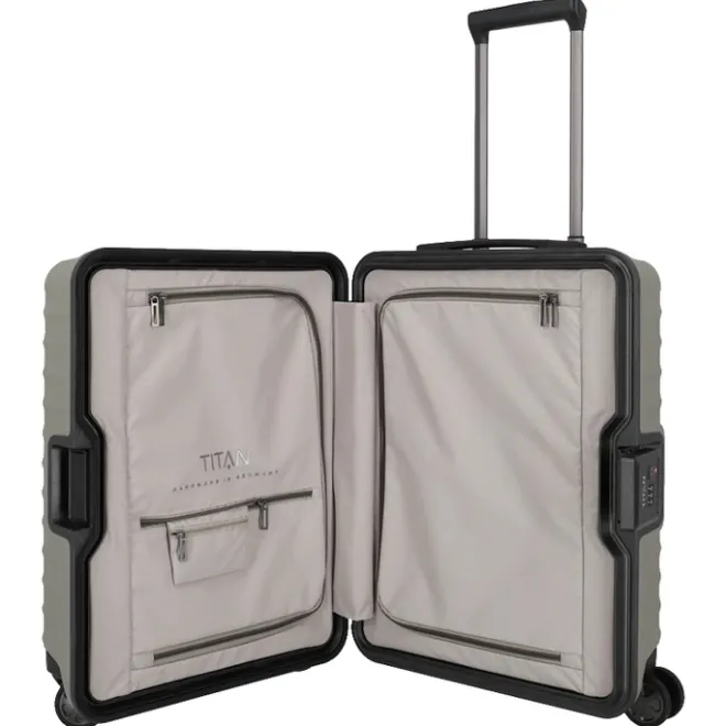 Clearance Titan Litron Frame 4 Wheel Trolley S champagne