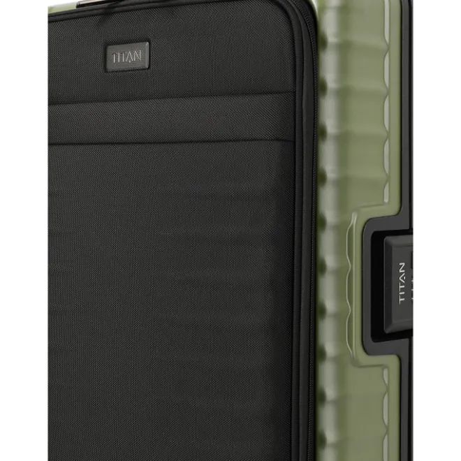 Outlet Titan Overseas 4 Wheel Cabin Spinner Frontpocket forest green