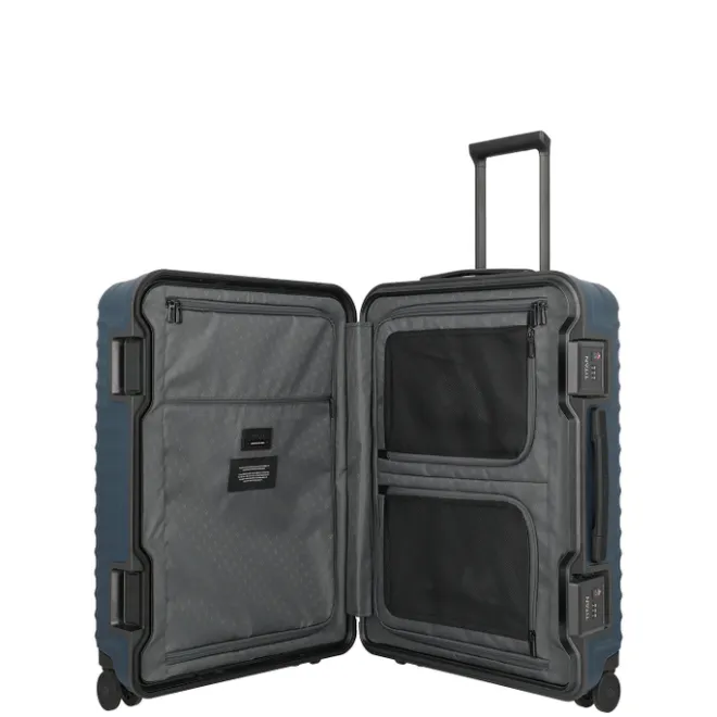 Titan Overseas 4 Wheel Trolley M+ midnight blue