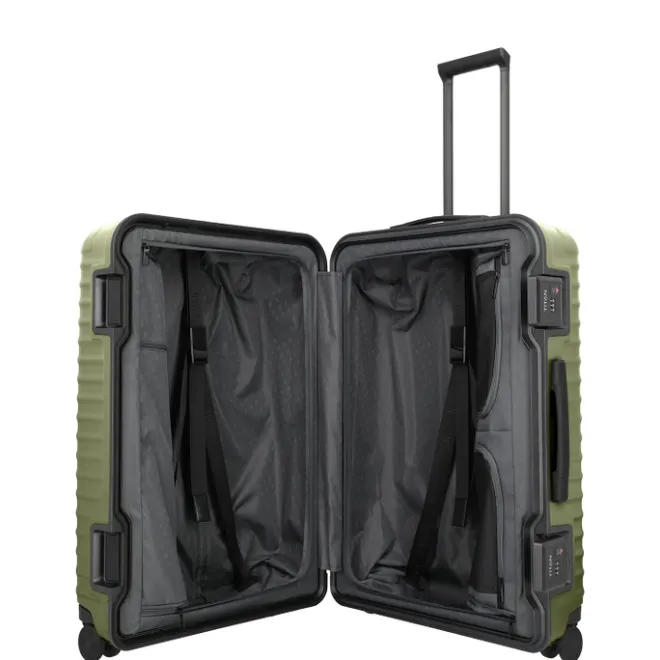 Outlet Titan Overseas 4 Wheel Trolley L forest green