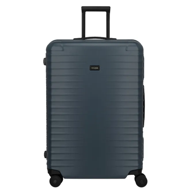 Clearance Titan Overseas 4 Wheel Trolley L midnight blue