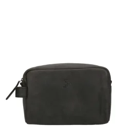 Discount Travelbags The Base Leather Toiletkit black