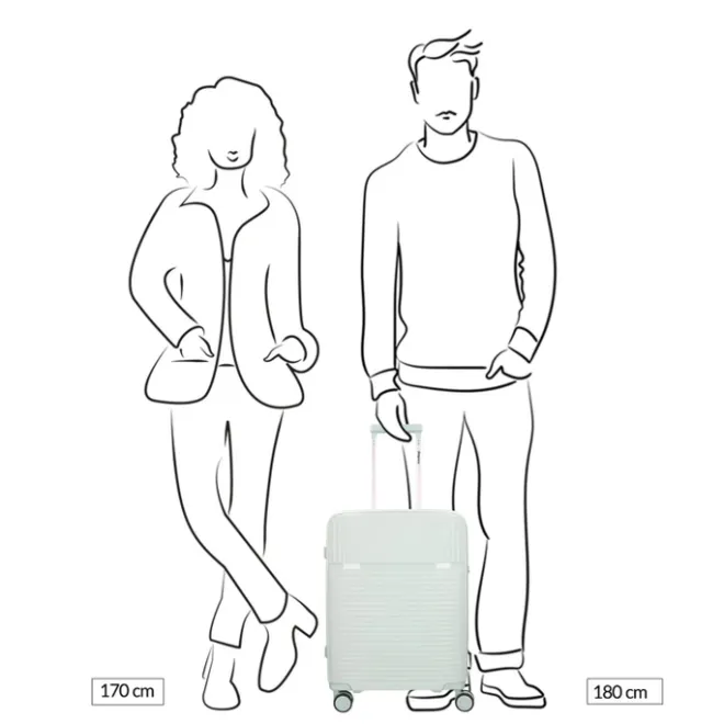 Travelbags The Lina Trolley S pastel green