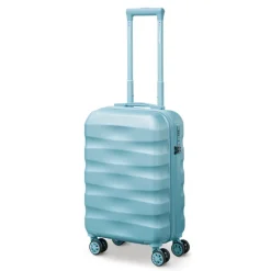Discount Travelbags The Rollaway Cabin Trolley ice blue