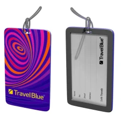 Clearance TravelBlue ID Tag Adreslabel waves