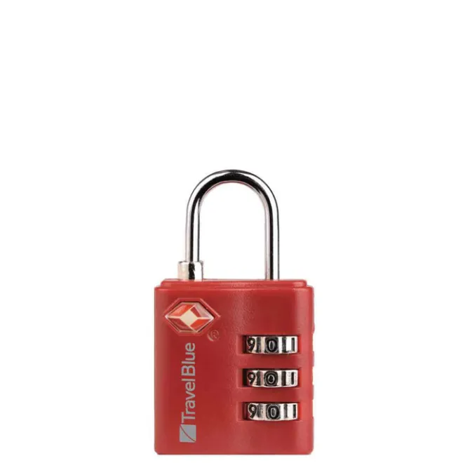 Best TravelBlue 2x TSA Combi Lock Set red