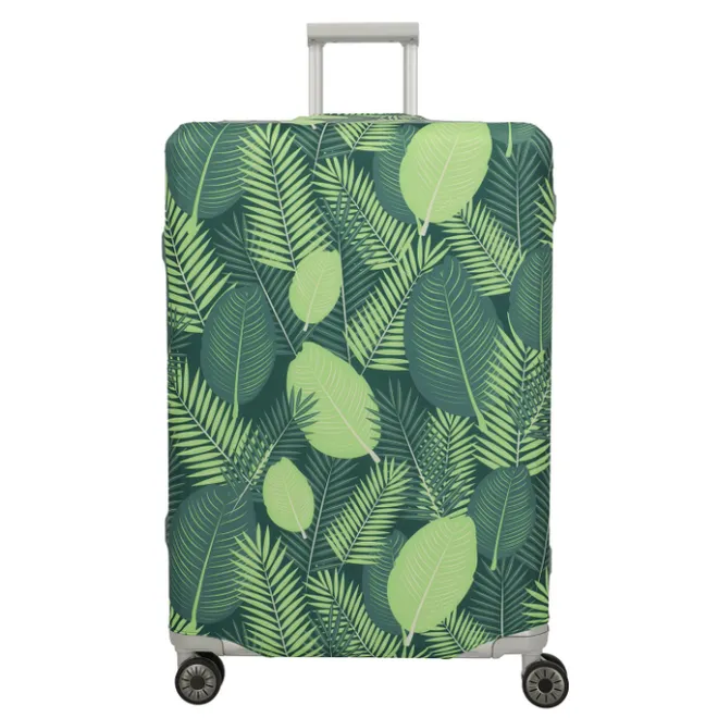 Outlet Travelite Accessoires Kofferhoes L dark blue w/feathers