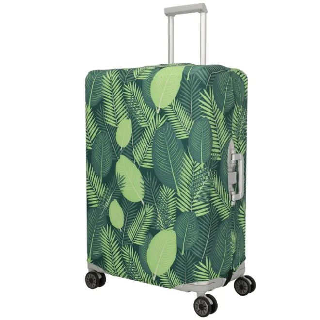 Outlet Travelite Accessoires Kofferhoes L dark blue w/feathers