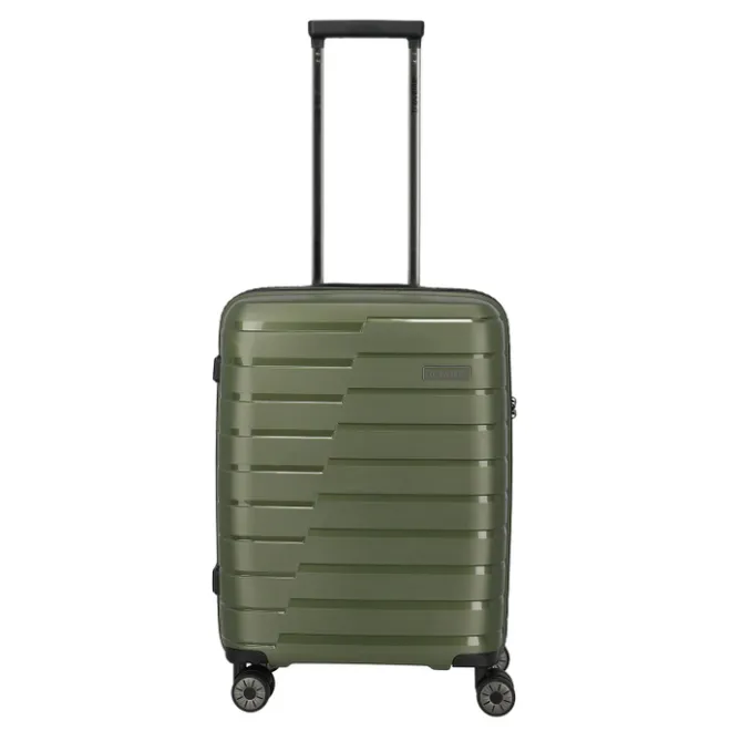 Best Travelite Air Base 4 Wheel Cabin Trolley olive