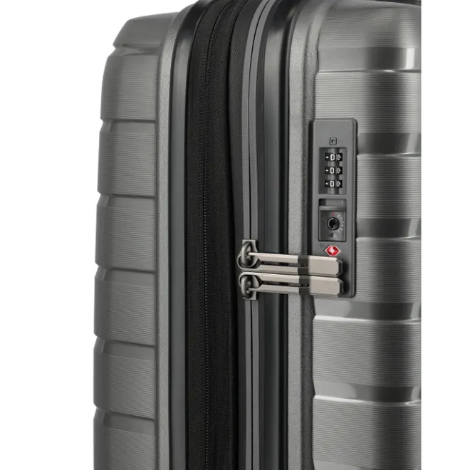 Travelite Air Base 4 Wheel Cabin Trolley Expandable anthracite metallic