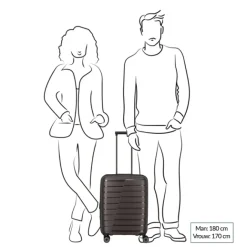 Travelite Air Base 4 Wheel Cabin Trolley Expandable coffee