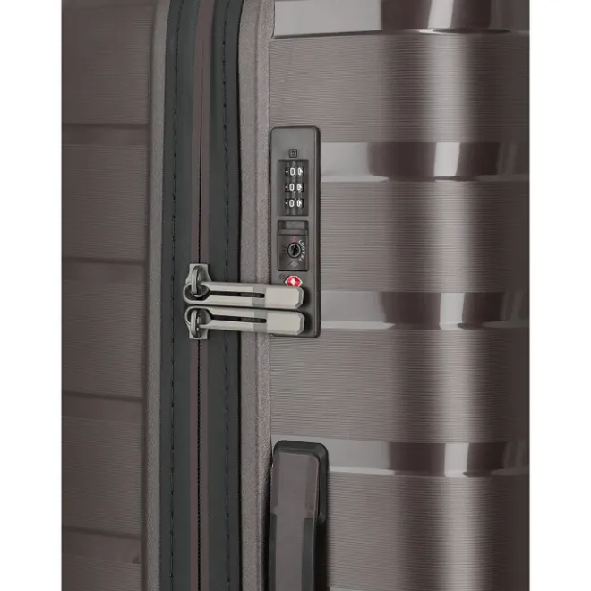 Clearance Travelite Air Base 4 Wheel Cabin Trolley coffee