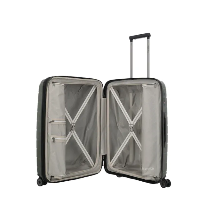 Best Travelite Air Base 4 Wiel Trolley M Expandable olive