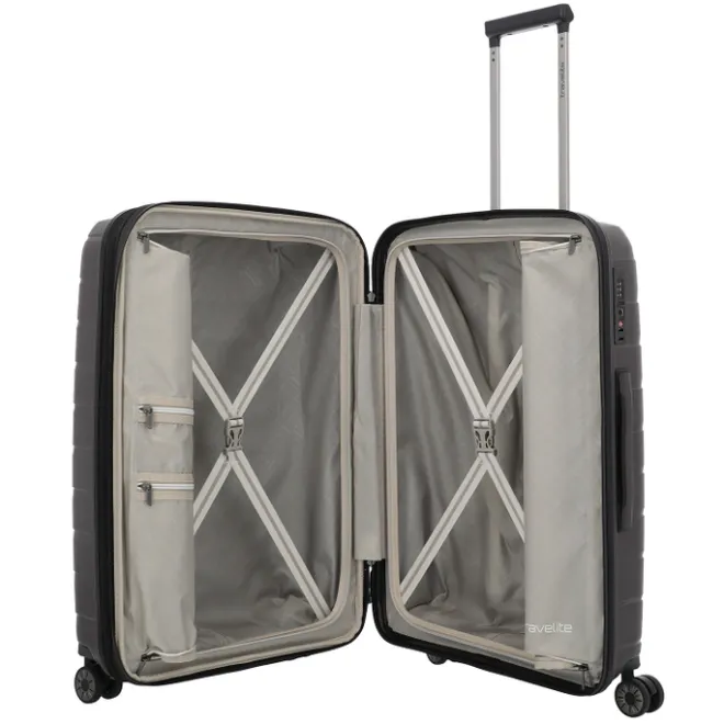 Sale Travelite Air Base 4 Wiel Trolley M Expandable coffee