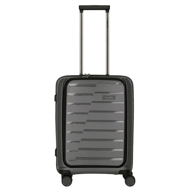 Travelite Air Base 4 Wiel Trolley S Front-Pocket anthracite