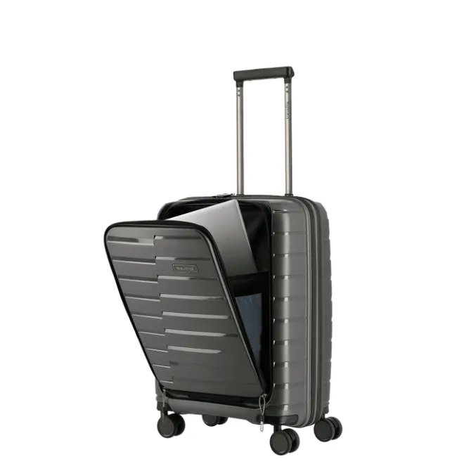 Travelite Air Base 4 Wiel Trolley S Front-Pocket anthracite