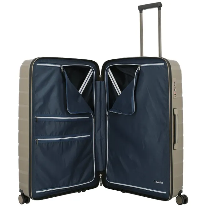 Outlet Travelite Air Base 4 Wiel Trolley L champagne metallic