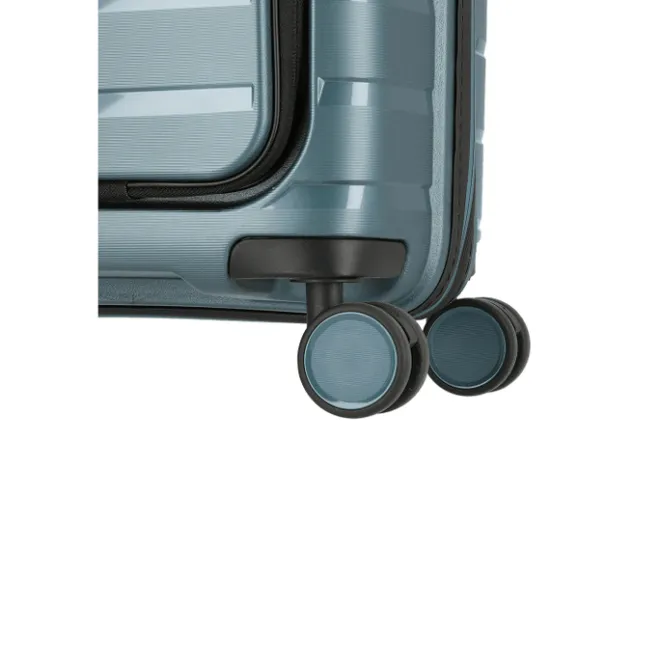 Clearance Travelite Air Base 4 Wiel Trolley S Front-Pocket ice blue