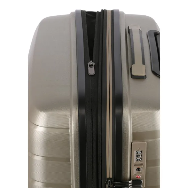 Hot Travelite Air Base 4 Wiel Trolley M Expandable champagne metallic