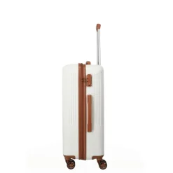 Discount Travelite Bali 4 Wiel Trolley M white/cognac
