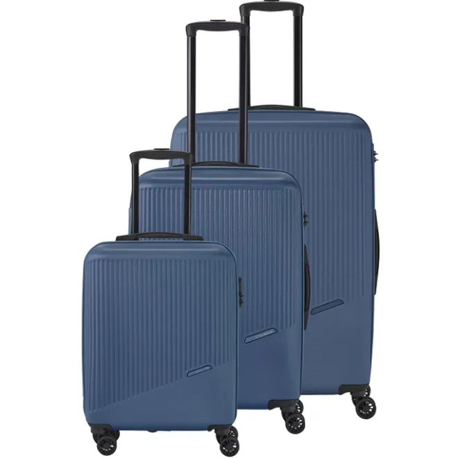 Clearance Travelite Bali 4 Wiel Trolley M blue