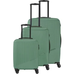 Sale Travelite Bali 4 Wiel Trolley L green