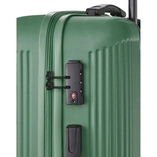 Clearance Travelite Bali 4 Wiel Trolley M green