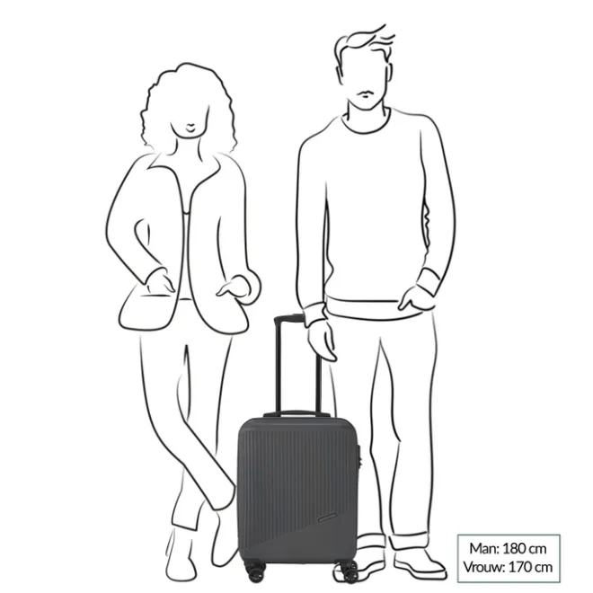 Online Travelite Bali 4 Wiel Trolley S mint