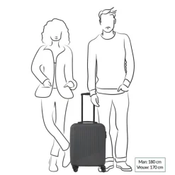 New Travelite Bali 4 Wiel Trolley S anthracite