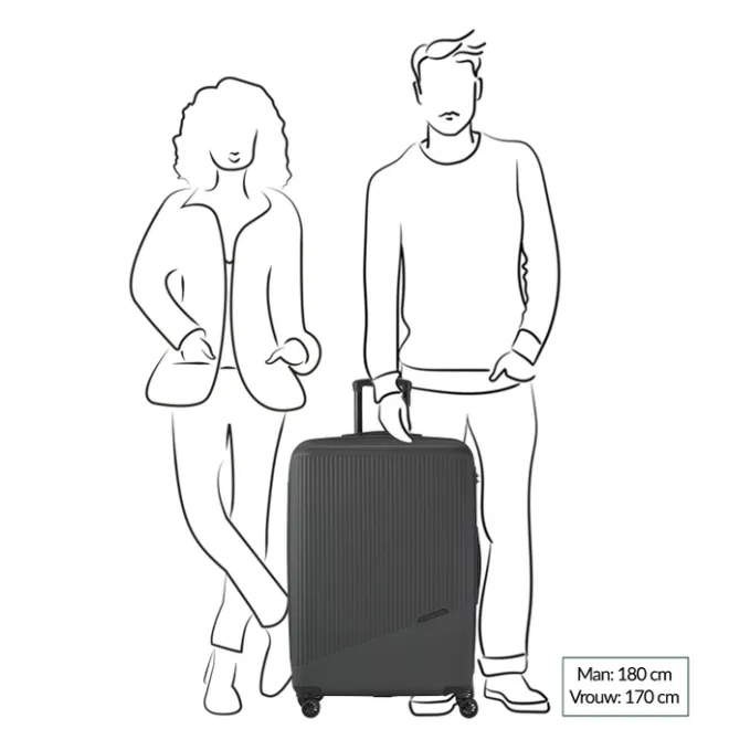 Outlet Travelite Bali 4 Wiel Trolley L anthracite