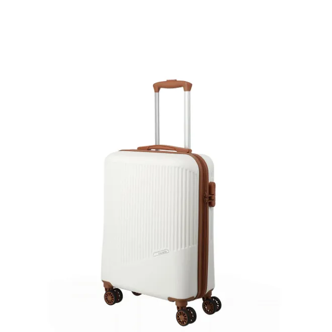 Online Travelite Bali 4 Wiel Trolley S white/cognac