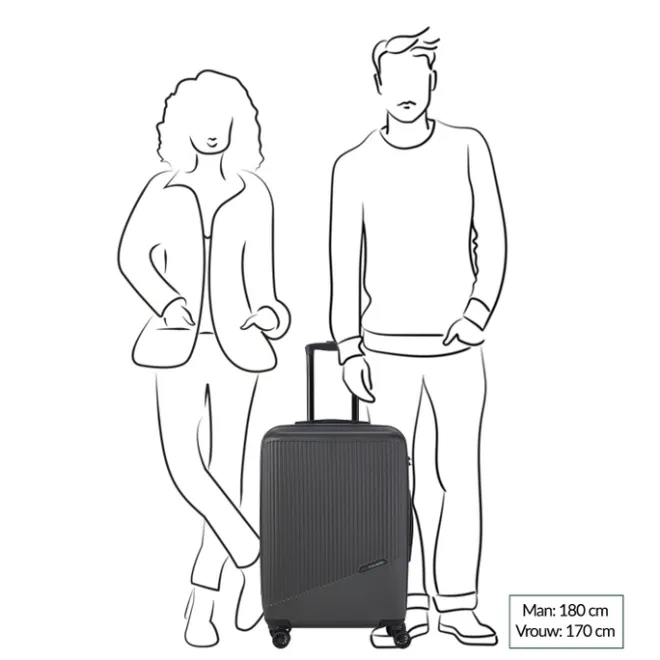Online Travelite Bali 4 Wiel Trolley M anthracite