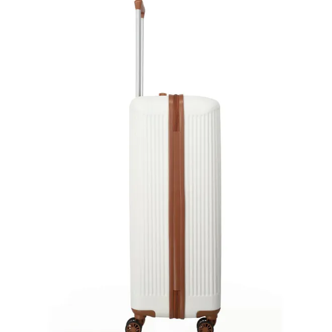 Sale Travelite Bali 4 Wiel Trolley L white/cognac