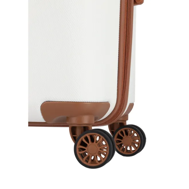 Sale Travelite Bali 4 Wiel Trolley L white/cognac