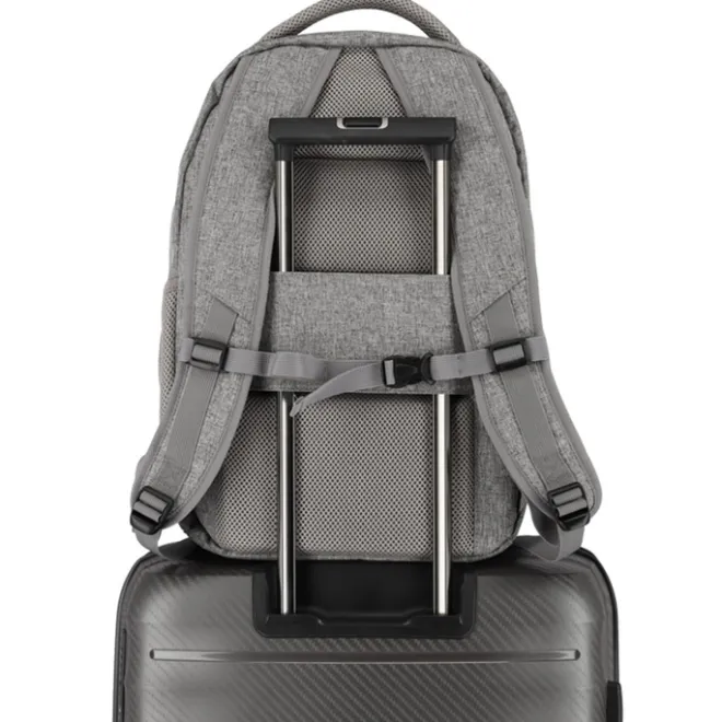 Hot Travelite Basics Backpack Melange light grey