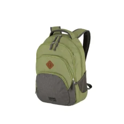 Online Travelite Basics Backpack Melange green/grey