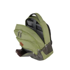 Online Travelite Basics Backpack Melange green/grey