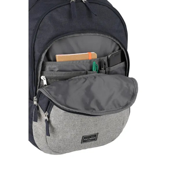 Hot Travelite Basics Backpack Melange navy/grey