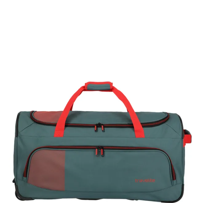 New Travelite Basics Fresh Wheeled Duffle green/orange