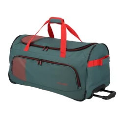 New Travelite Basics Fresh Wheeled Duffle green/orange