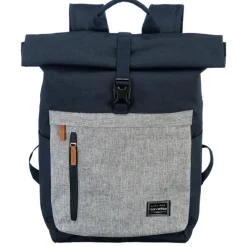 Discount Travelite Basics Rollup Backpack navy/grey