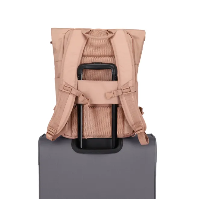 Hot Travelite Basics Rollup Backpack rosé