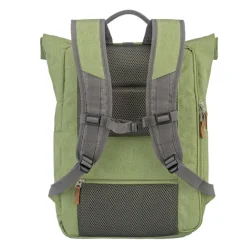 Hot Travelite Basics Rollup Backpack green/grey