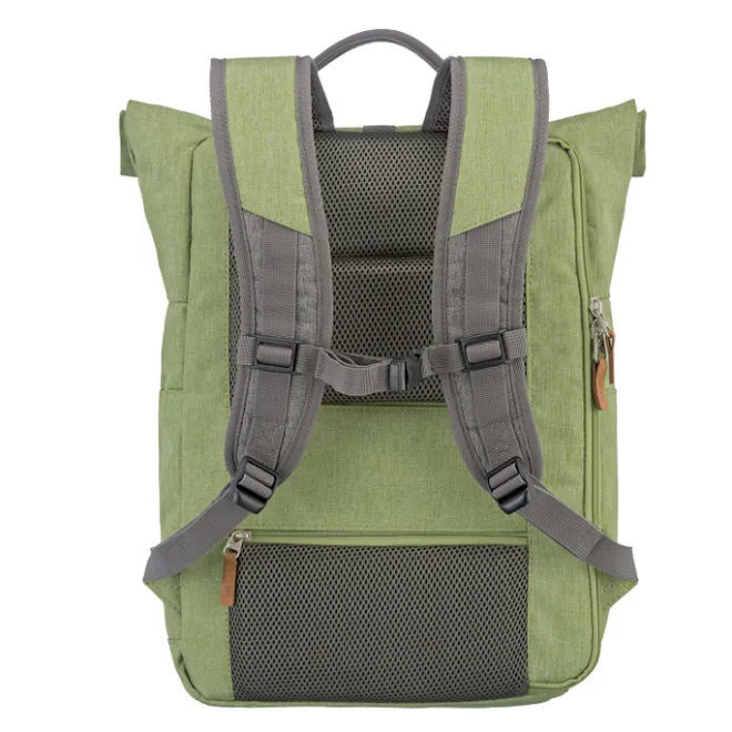 Hot Travelite Basics Rollup Backpack green/grey