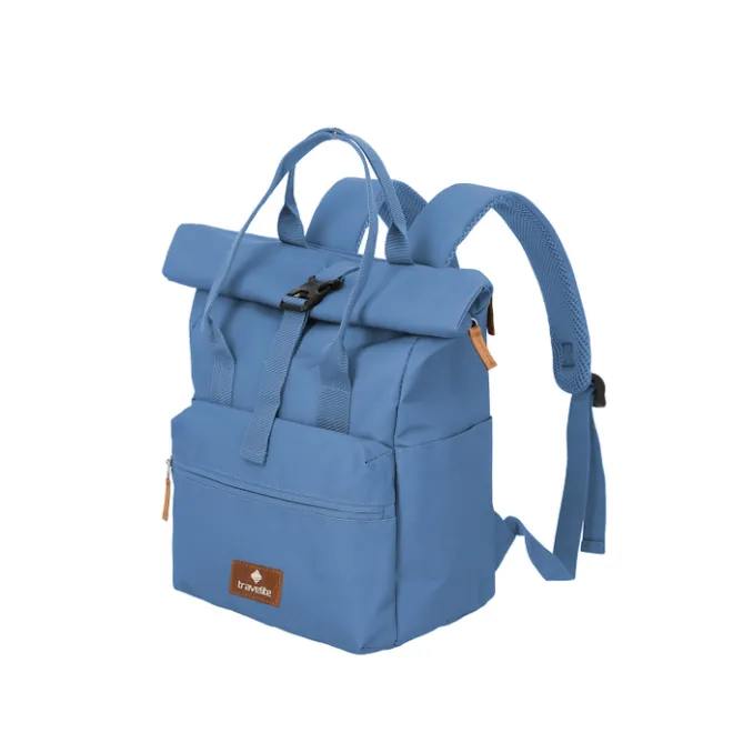Outlet Travelite Basics Short Handle Rollup denim