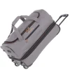 Travelite Basics Wheeled Duffle 55 Expandable grey