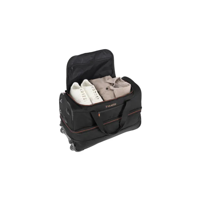 Outlet Travelite Basics Wheeled Duffle 55 Expandable black