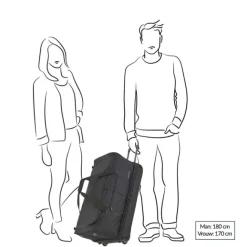 Outlet Travelite Basics Wheeled Duffle 70 Expandable marine