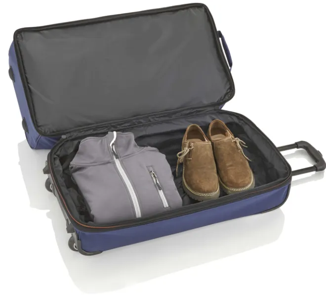 Outlet Travelite Basics Wheeled Duffle 70 Expandable marine