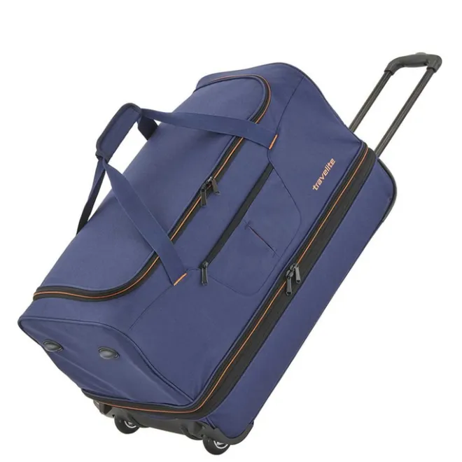 Clearance Travelite Basics Wheeled Duffle 55 Expandable marine